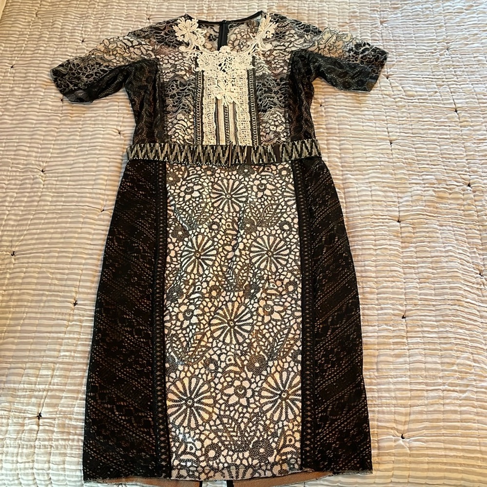 Stunning Byron Lars dress-worn once. Tags are removed